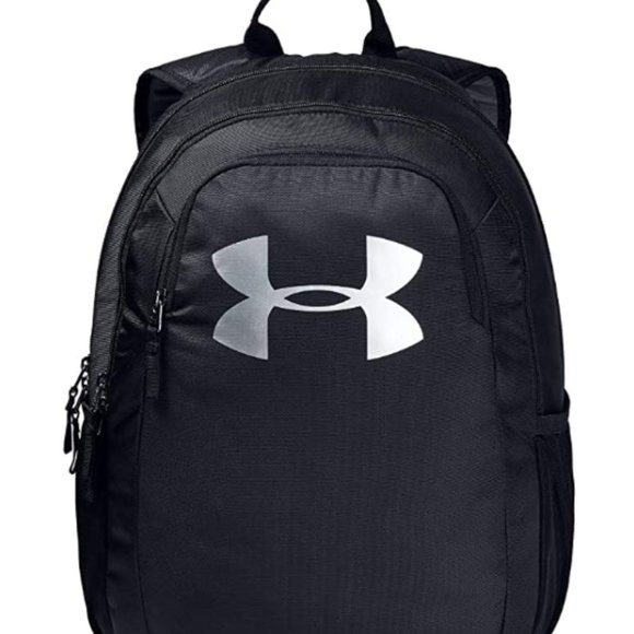 Black backpack lady